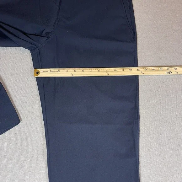 Lululemon Relaxed-Tapered Smooth Twill Trouser 34x28 True Navy Men's LM5AN1S - Picture 16 of 16